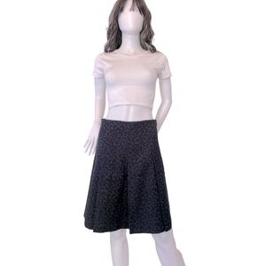 Loft Jacquard A-line Skirt